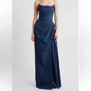 Chiara Boni Dotai Strapless Gown